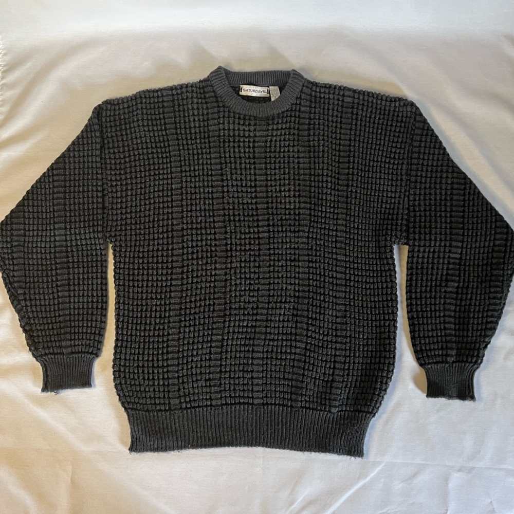 Saturdays Mens Sweater Grey XL